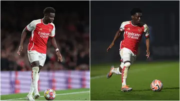 Bukayo Saka, Amario Cozier-Duberry Arsenal, skills, Under 21.