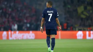 Thierry Henry has declared Kylian Mbappe Paris Saint-Germain's greatest player of all time. Photo by Franck Fife.