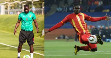 Experienced Ghana defender Jonathan Mensah was part of Ghana's AFCON 2021 squad that exited at the group stages. Photo credit: @Jomens25 Source: Twitter