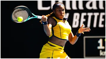 US Open Champion Coco Gauff beat Ukraine's Marta Kostyuk in the women's singles quarter-final match. Photo: Robert Prange.