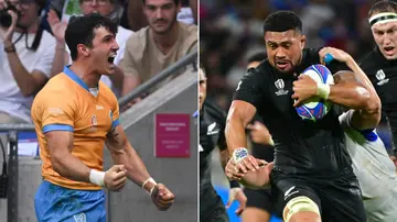 New Zealand, Uruguay, New Zealand vs Uruguay, 2023 Rugby World Cup, Rugby World Cup, Ardie Savea, SEBASTIEN BOZON