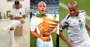 Andre Ayew playing for Ghana and winning for Marseille. SOURCE: Instagram/ @andreayew10