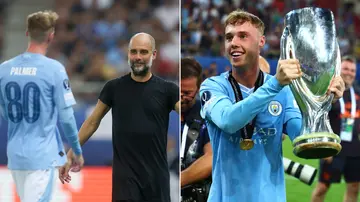 Cole Palmer, Pep Guardiola, Manchester City, Kevin de Bruyne, UEFA Super Cup, Premier League