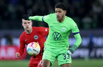 VfL Wolfsburg forward Omar Marmoush - the club are owned by Volkswagen