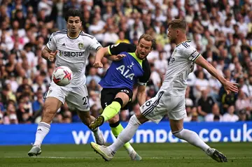 Harry Kane (centre) is attracting interest from Real Madrid and Manchester United