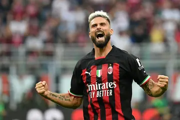 Olivier Giroud has scored three times in Serie A this season