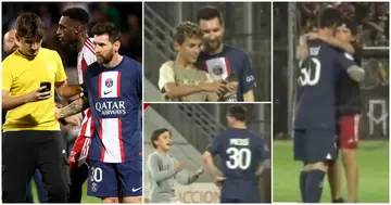 Lionel Messi, PSG, Ajaccio, pitch invaders