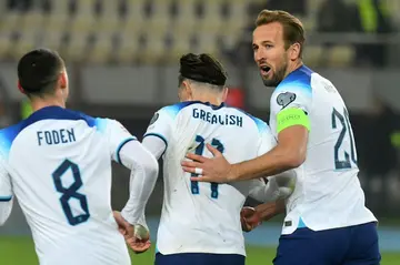 England rescued a 1-1 draw against North Macedonia