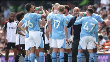 Manchester City are sitting second in the EPL table ahead of their meeting with Tottenham. Photo by Jacques Feeney.