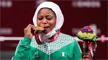 Jubilation As Nigerian Female Athlete Wins Her Country’s First Gold Medal at Tokyo Paralympics