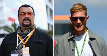 Steven Seagal and Kevin de Bruyne.