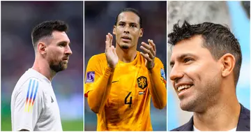 Sergio Aguero, Lionel Messi, Virgil Van Dijk, Argentina, World Cup, Qatar