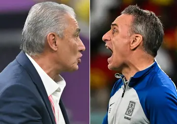 (COMBO) Brazil coach Tite will take on a South Korea side coached by Paulo Bento