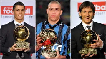 6 Youngest Ballon d’Or Winners in History, Cristiano Ronaldo, Lionel Messi, Ronaldo Nazario