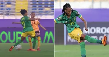 banyana banyana, south africa, shepolopolo, copper queens, linda motlhalo, jermaine seopesenwe, martha tembo, zambia, 2022 women's africa cup of nations, casablanca, morocco, patrice motsepe, lydia tafesse