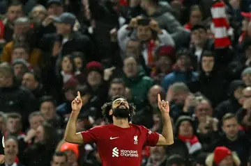 Mohamed Salah became Liverpool's all-time leading scorer in the Premier League on 129 goals