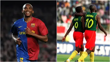 Samuel Eto'o, Patrick Mboma, Lionel Messi, Ronaldinho, Thierry henry, Jose Mourinho, Pep Guardiola