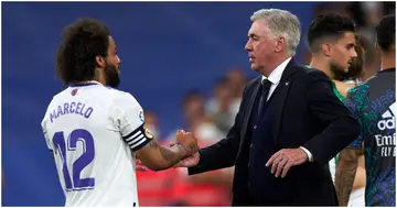 Marcelo, Carlo Ancelotti, Santiago Bernabeu, La Liga, Real Madrid.