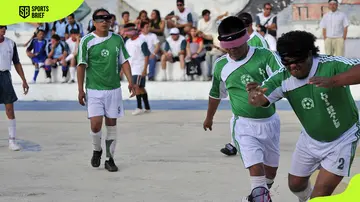 Are the goalkeepers in blind football blind? 