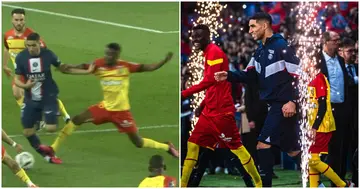 Abdul Samed Salis, Achraf Hakimi, RC Lens, PSG