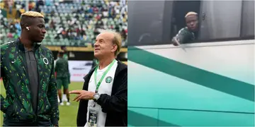 Watch moment Victor Osimhen gave a fan free ticket to watch Super Eagles face Liberia in Lagos