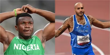 Tokyo 2020: Nigeria's medal hopeful Adegoke suffers hamstring injury in 100m final as Italian wins race
