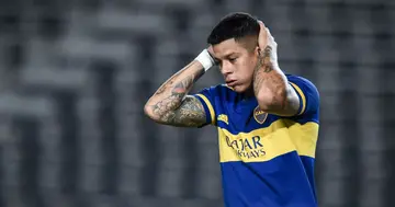 Marcos Rojo, Escape Punishment, Nasty Tackle, San Lorenzo, Player, Argentinian Primera Division, Manchester United, Soccer, Sport, Red Card