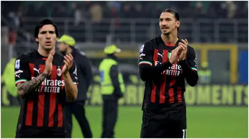 Zlatan Ibrahimovic, Sandro Tonali, AC Milan, Italian Serie A.