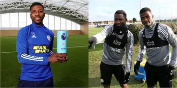Super Eagles star jokes about Iheanacho winning Premier League Player of the Month
