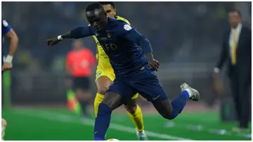 Sadio Mane during the Saudi Pro League match between Al-Taawoun and Al-Nassr. Photo: Yasser Bakhsh.