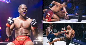 The action was intense at EFC 105 in Johannesburg.