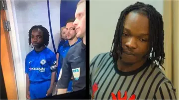 Jubilation As Nigerian Fans React to Picture Showing Footballer Who Looks Like Naira Marley in Chelsea Jersey