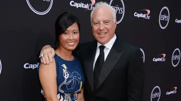 How old is the Eagles owners wife?