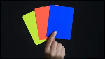 Blue card, Green card, yellow card, booking, Copa America.