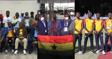 Ghana's athletics team return home to a heroic welcome after Tokyo Olympic Games