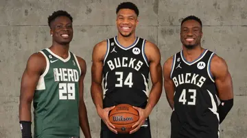 How many kids did Giannis' parents have?