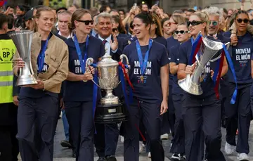 Barcelona's women's team sealed the quadruple on Saturday by beating Lyon in the Champions League final in Bilbao