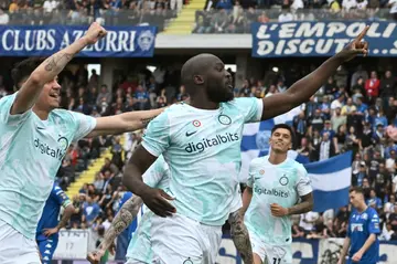 Romelu Lukaku's two goals at Empoli were his first from open play in Serie A since the opening day of the season