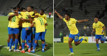 Mamelodi Sundowns are through to the semi-final of the Nedbank Cup.