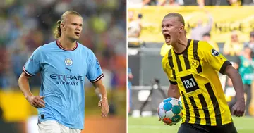 Erling Haaland, Celebrates, Victory, Bayern Munich, Failed Attempts, Borussia Dortmund, World, Bundesliga, Manchester City, Germany