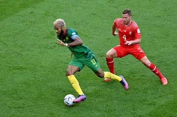 Eric Maxim Choupo-Moting was unable to find the net for Cameroon against Switzerland