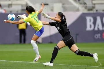 Adriana opened the scoring for Brazil in their 3-0 win over Mexico in the CONCACAF women's Gold Cup semi-final on Wednesday.