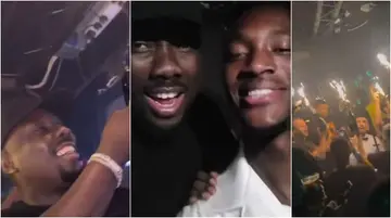 Obi Cubana Spotted in London Club As He Meets With Ex-chelsea Striker Tammy Abraham