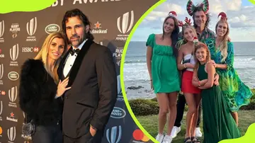Victor Matfield and family