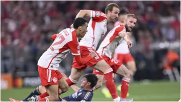 Harry Kane in action during the UEFA Champions League semi-final first-leg match. Photo by Halil Sagirkaya.