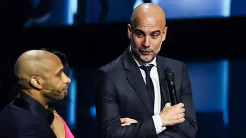 Pep Guardiola, swear, expletive, Manchester City, FC Barcelona, treble, coach, FIFA 