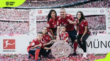 Ribery and his family