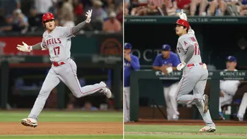 Shohei Ohtani, Aaron Judge, Los Angeles Angels, Texas Rangers, New York Yankees, Yordan Alvarez