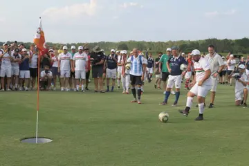 Players during the Footgolf World Cup on June 6, 2023 in Orlando, Florida