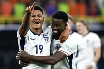 Ollie Watkins (left) came off the bench to win England's semi-final against the Netherlands